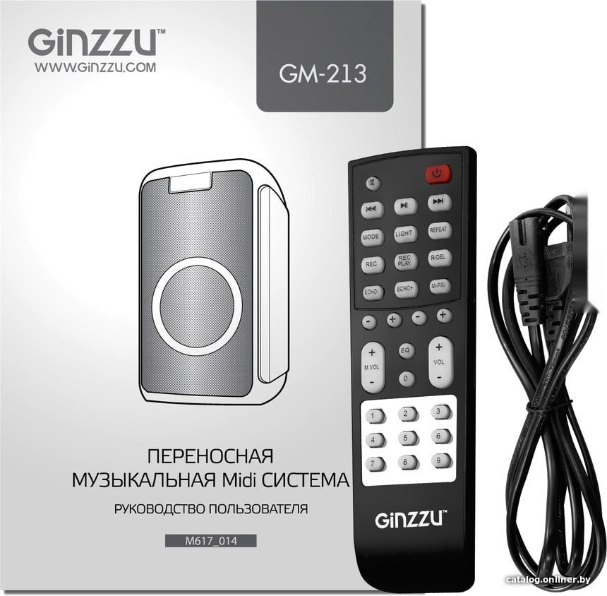 Музыкальный центр Ginzzu GM-213