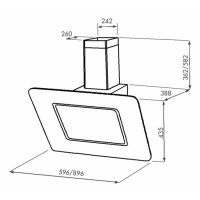 Вытяжка ZorG Technology Venera 1000 60 S черная