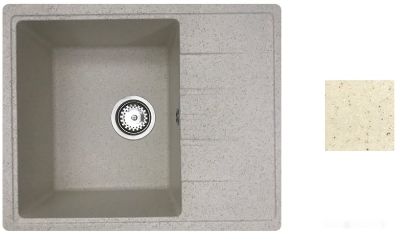 Кухонная мойка БелЭворс Mila (бежевый)