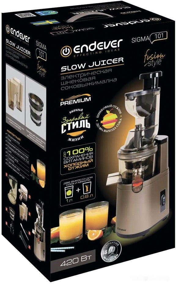 Соковыжималка Endever Sigma-101 Соковыжималка Endever Sigma-101