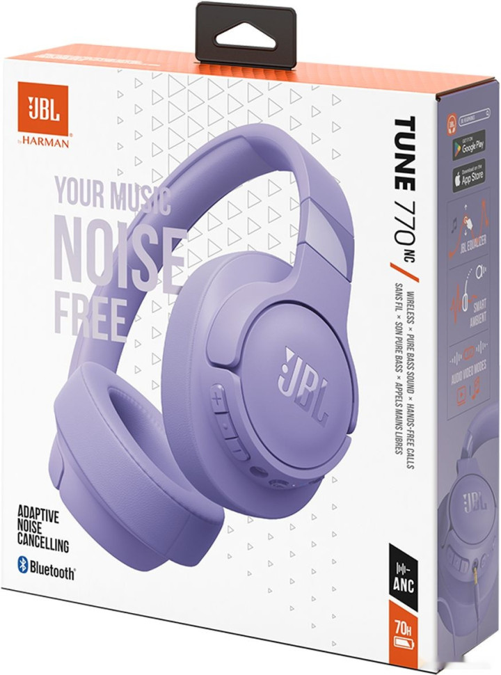 Наушники JBL Tune 770NC (сиреневый) Наушники JBL Tune 770NC (сиреневый)