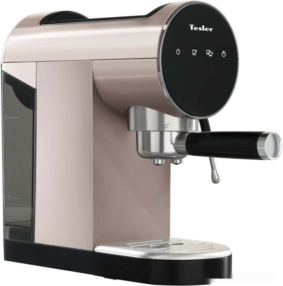 Рожковая кофеварка Tesler ECM-260 sand grey
