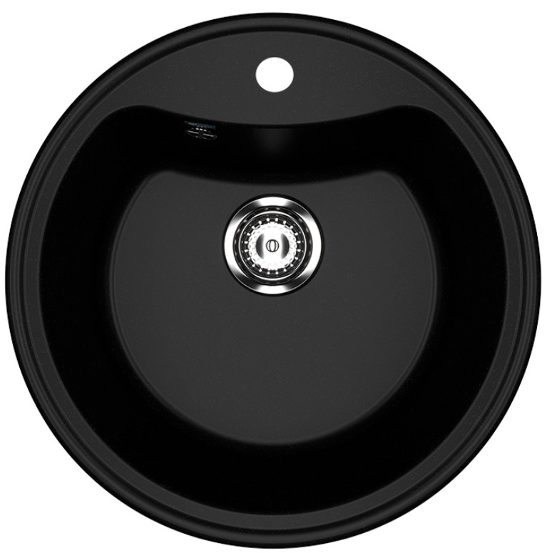 Кухонная мойка Ulgran U-601 (344 ультра-черный)