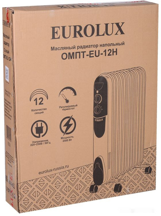 Масляный радиатор Eurolux ОМПТ-EU-12Н Масляный радиатор Eurolux ОМПТ-EU-12Н