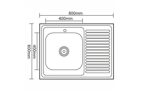 Кухонная мойка Ledeme L98060-R
