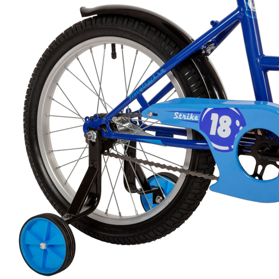 Детский велосипед Novatrack Strike 18 2022 183STRIKE.BL22 (синий) Детский велосипед Novatrack Strike 18 2022 183STRIKE.BL22 (синий)