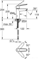 Смеситель Grohe Eurosmart 23987003