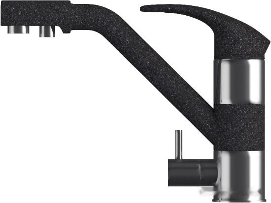 Смеситель Polygran Дуо (черный 16)