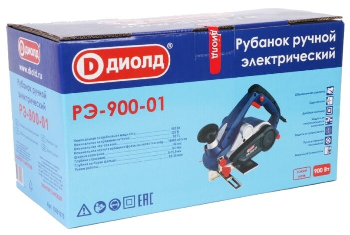 Электрорубанок ДИОЛД РЭ-900-01