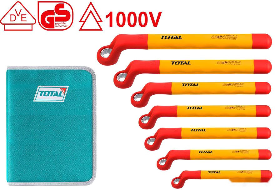 Набор ключей Total THKISPA0702 (7 предметов) Набор ключей Total THKISPA0702 (7 предметов)