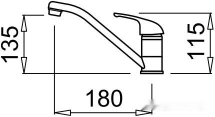 Смеситель Elleci Minerva 35 G68 Binaco Titano