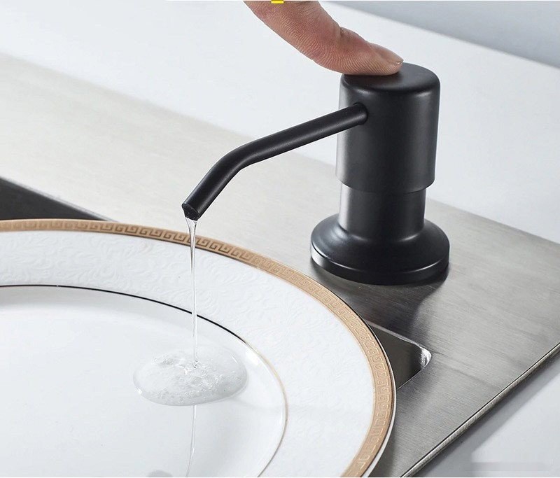 Кухонная мойка БелЭворс New Lux L + смеситель W74004-2 + дозатор L405F (черный) Кухонная мойка БелЭворс New Lux L + смеситель W74004-2 + дозатор L405F (черный)