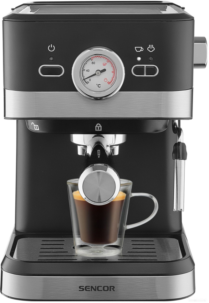 Рожковая кофеварка Sencor SES 1721BK
