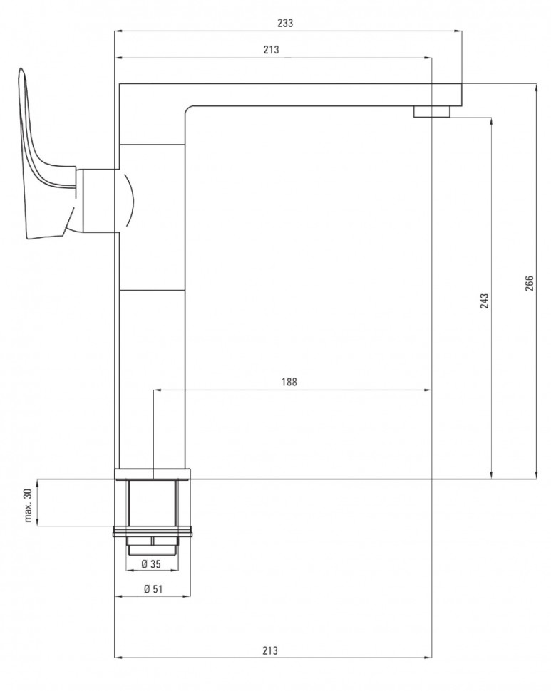 Смеситель Deante Gardenia BEG B630 Смеситель Deante Gardenia BEG B630