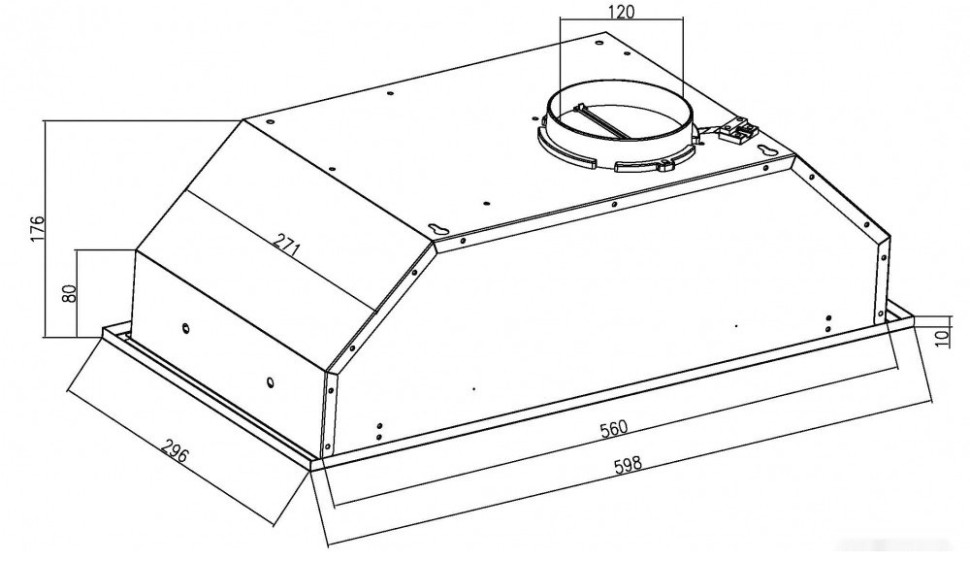 Вытяжка Schtoff Elemento 60 (черный)