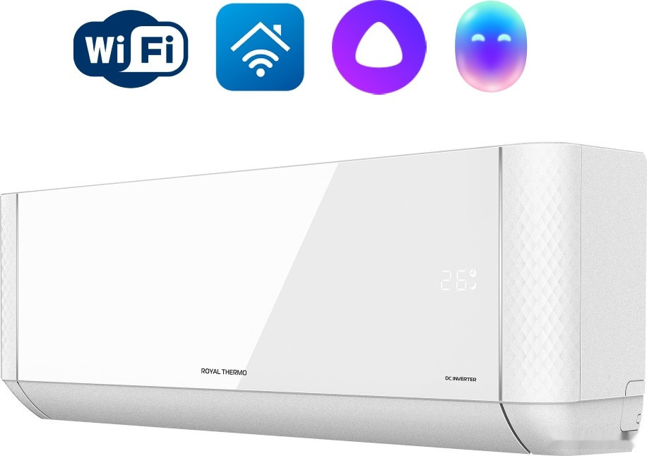 Кондиционер Royal Thermo Barocco DC RTBI-24HN8/white Кондиционер Royal Thermo Barocco DC RTBI-24HN8/white