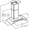 Вытяжка CATA C 700 glass