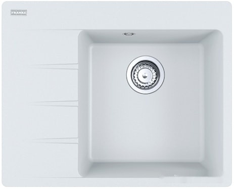 Кухонная мойка Franke Centro CNG 611/211-62 TL (белый, правая)