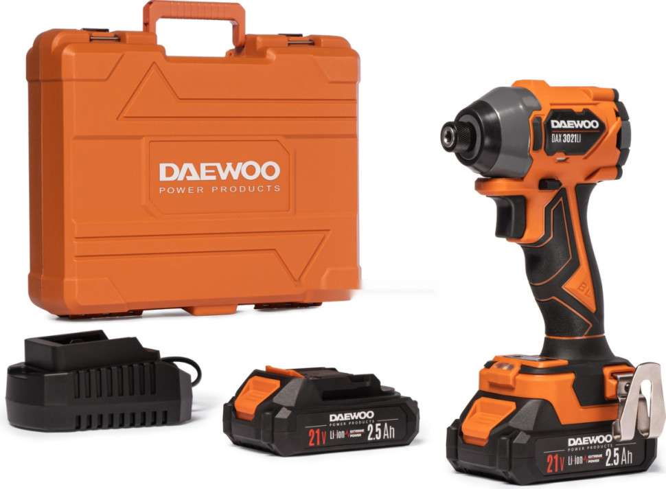 Винтоверт Daewoo Power DAX 3021Li Set (с 2-мя АКБ, кейс)