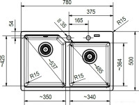 Кухонная мойка Franke Urban UBG 620-78 (сахара)