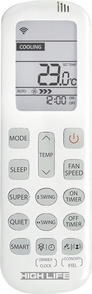 Кондиционер HIGH LIFE PRIORITY CLASS 2.0 ACHL-12PC-CHDV03S