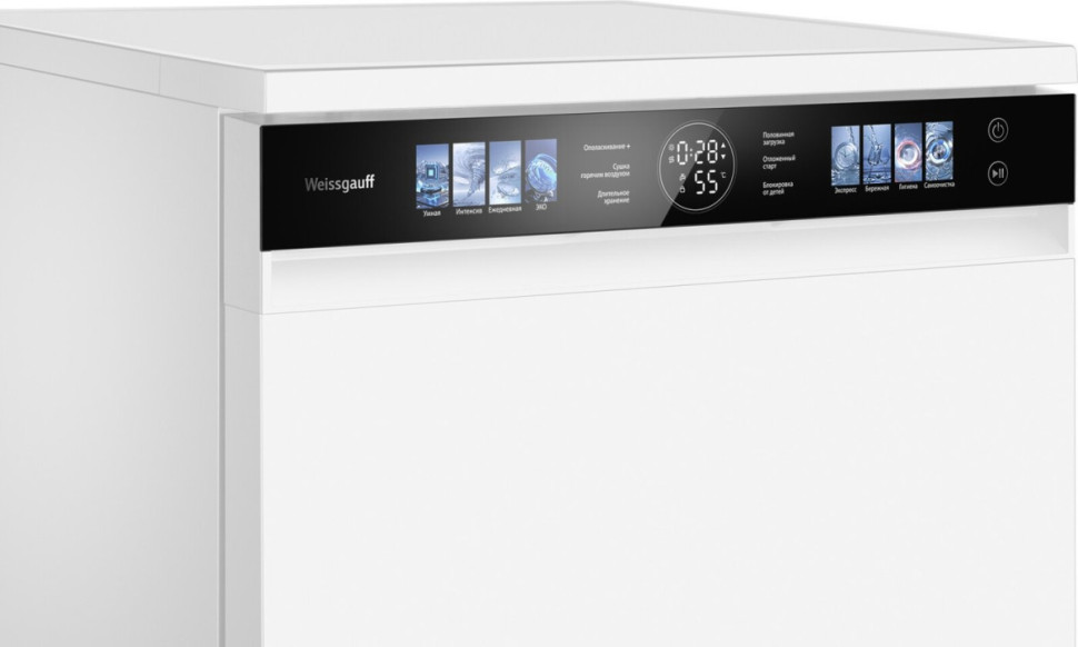 Посудомоечная машина Weissgauff DW 999 Touch Inverter Dual Fan Dry Посудомоечная машина Weissgauff DW 999 Touch Inverter Dual Fan Dry