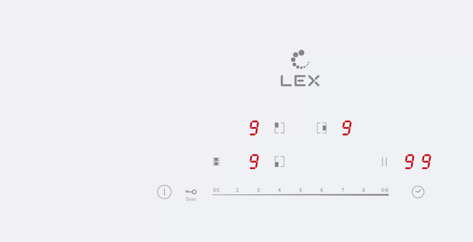 Варочная панель LEX EVI 431A WH