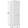 Холодильник с морозильником Candy CFN6200W Холодильник с морозильником Candy CFN6200W