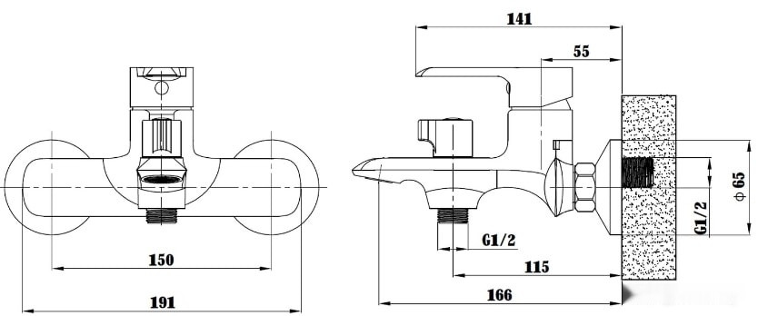 Смеситель ESKO Sorrento SR54 Смеситель ESKO Sorrento SR54