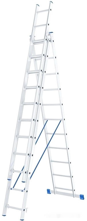 Лестница-стремянка СИБРТЕХ 97821 3x11 ступеней