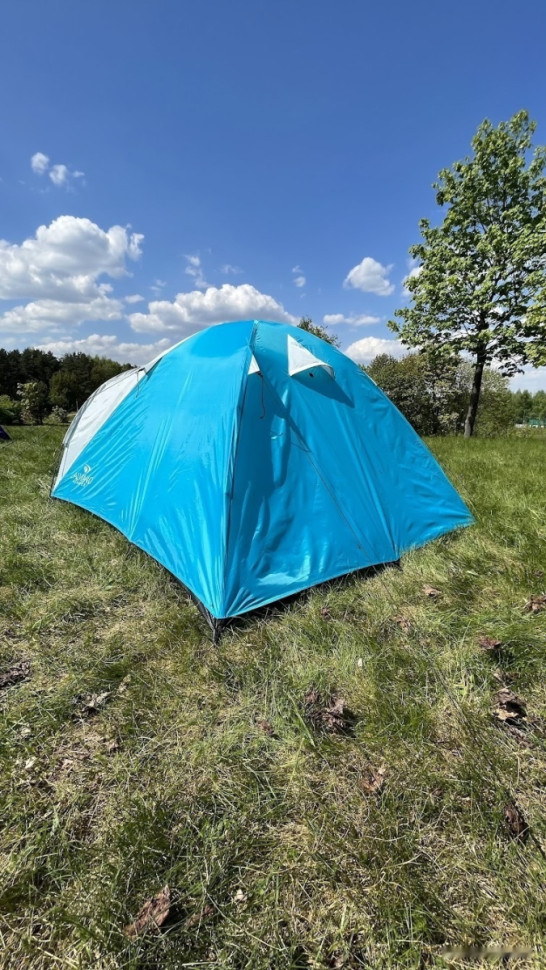 Палатка Calviano Acamper Acco 4 (бирюзовый) Палатка Calviano Acamper Acco 4 (бирюзовый)