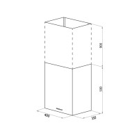 Вытяжка HOMSair Phlox Push 40 (нержавеющая сталь)