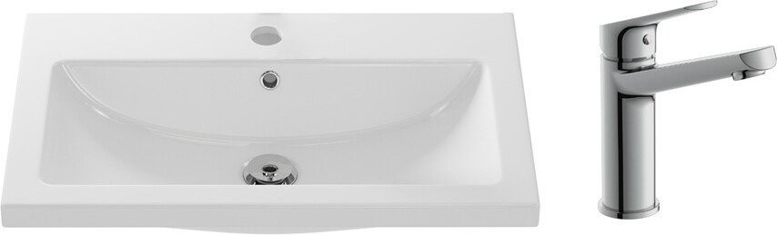 Умывальник Cersanit Como 80 S-UM-COM80/1-w + 63034