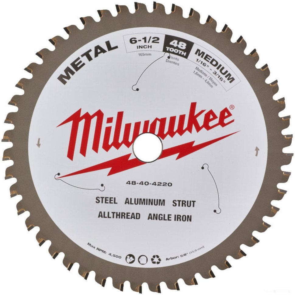 Пильный диск Milwaukee 48404220