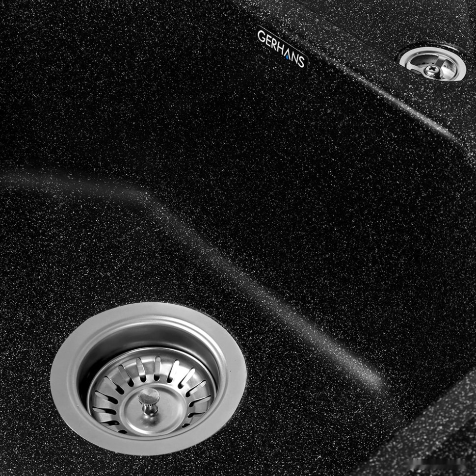 Кухонная мойка Gerhans E08 (черный) Кухонная мойка Gerhans E08 (черный)
