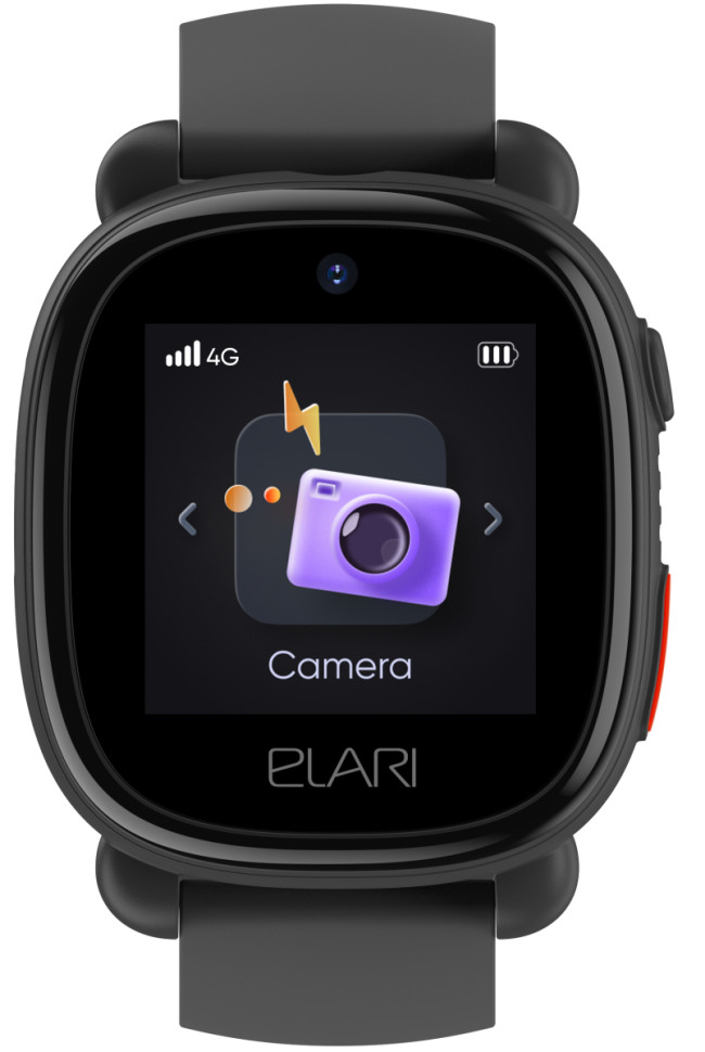 Детские умные часы Elari KidPhone 4G Lite (черный) Детские умные часы Elari KidPhone 4G Lite (черный)