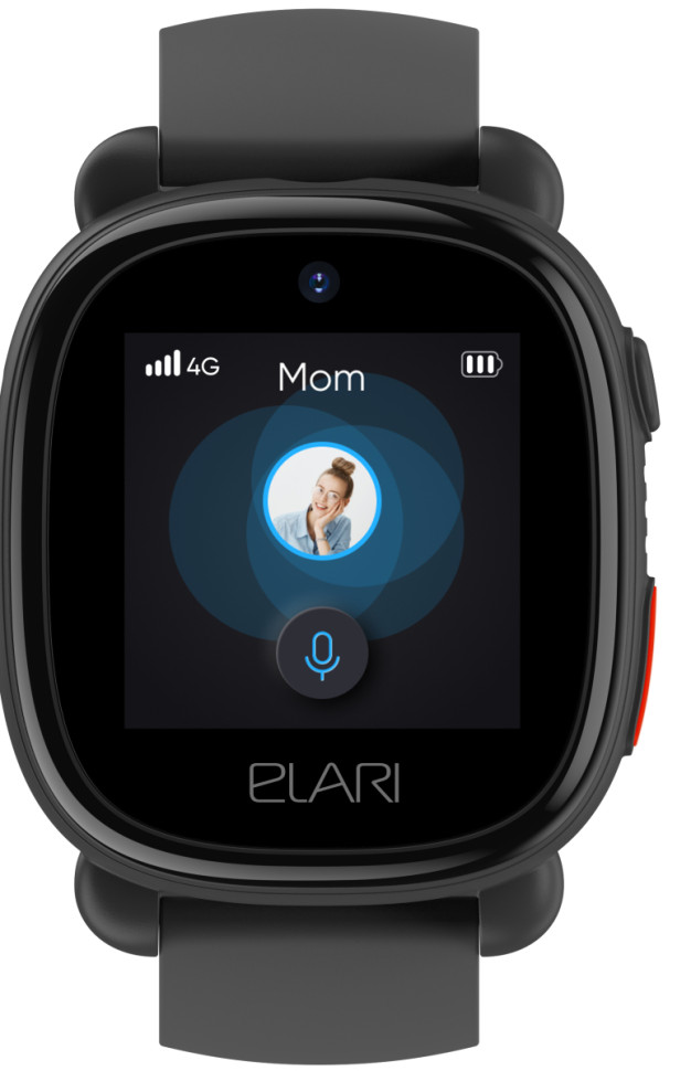 Детские умные часы Elari KidPhone 4G Lite (черный) Детские умные часы Elari KidPhone 4G Lite (черный)