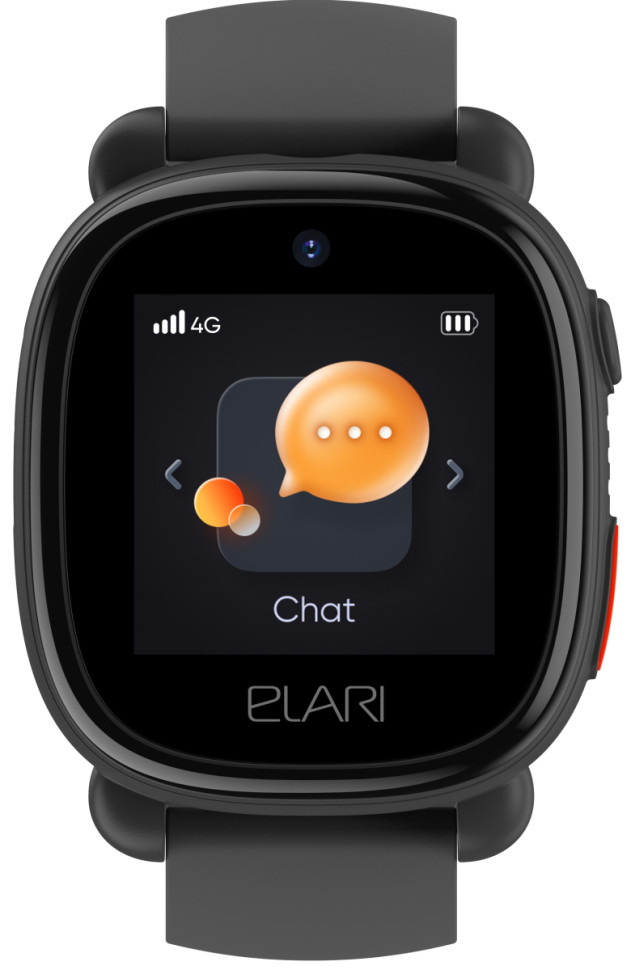 Детские умные часы Elari KidPhone 4G Lite (черный) Детские умные часы Elari KidPhone 4G Lite (черный)