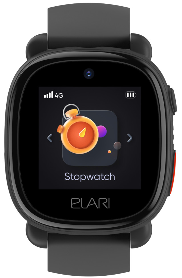 Детские умные часы Elari KidPhone 4G Lite (черный) Детские умные часы Elari KidPhone 4G Lite (черный)