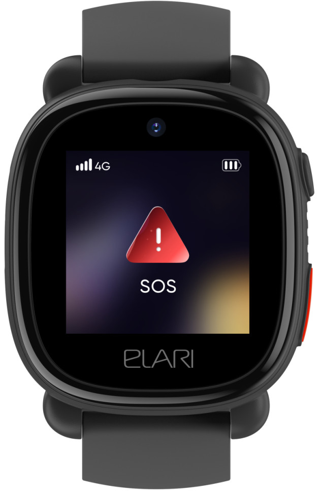 Детские умные часы Elari KidPhone 4G Lite (черный) Детские умные часы Elari KidPhone 4G Lite (черный)