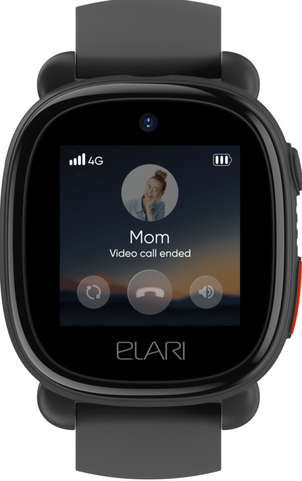 Детские умные часы Elari KidPhone 4G Lite (черный) Детские умные часы Elari KidPhone 4G Lite (черный)