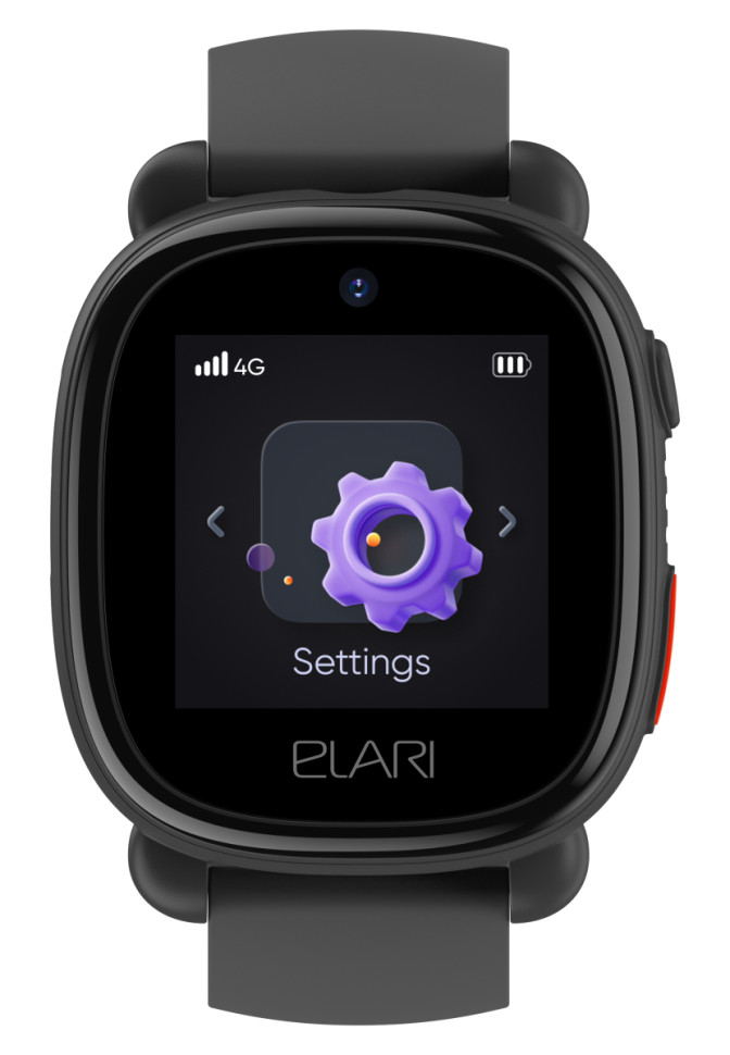 Детские умные часы Elari KidPhone 4G Lite (черный) Детские умные часы Elari KidPhone 4G Lite (черный)