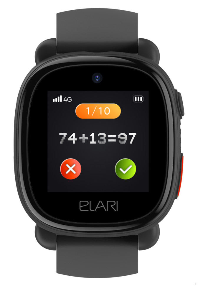 Детские умные часы Elari KidPhone 4G Lite (черный) Детские умные часы Elari KidPhone 4G Lite (черный)