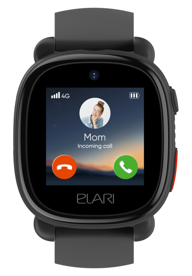 Детские умные часы Elari KidPhone 4G Lite (черный) Детские умные часы Elari KidPhone 4G Lite (черный)