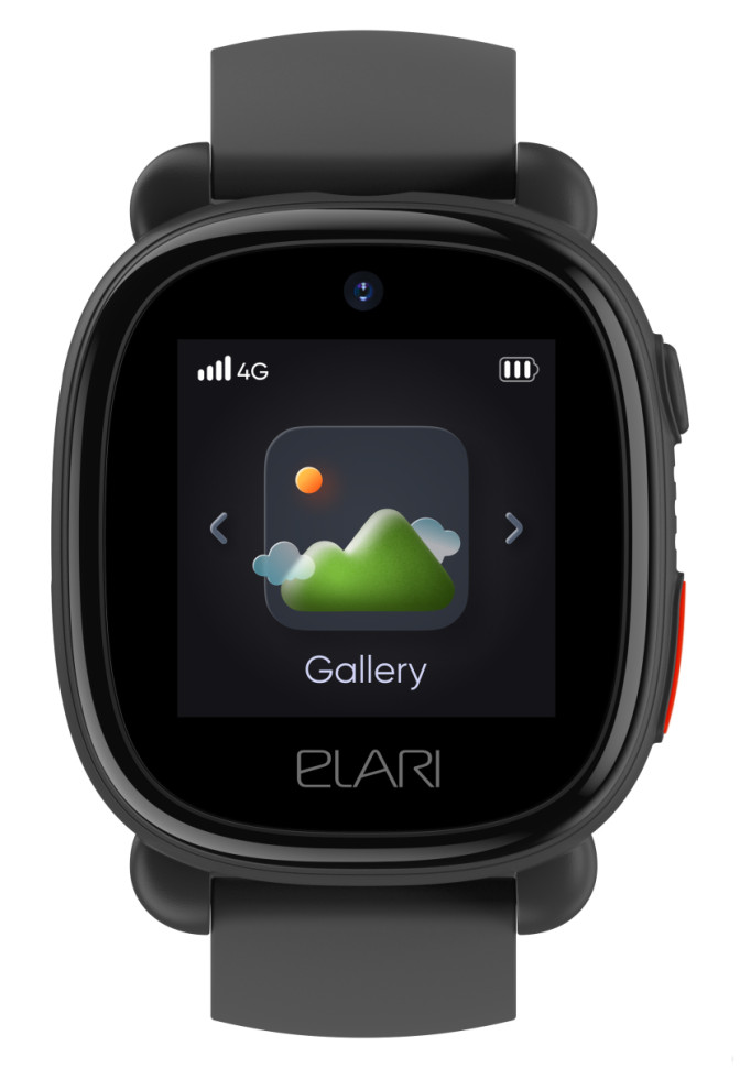 Детские умные часы Elari KidPhone 4G Lite (черный) Детские умные часы Elari KidPhone 4G Lite (черный)