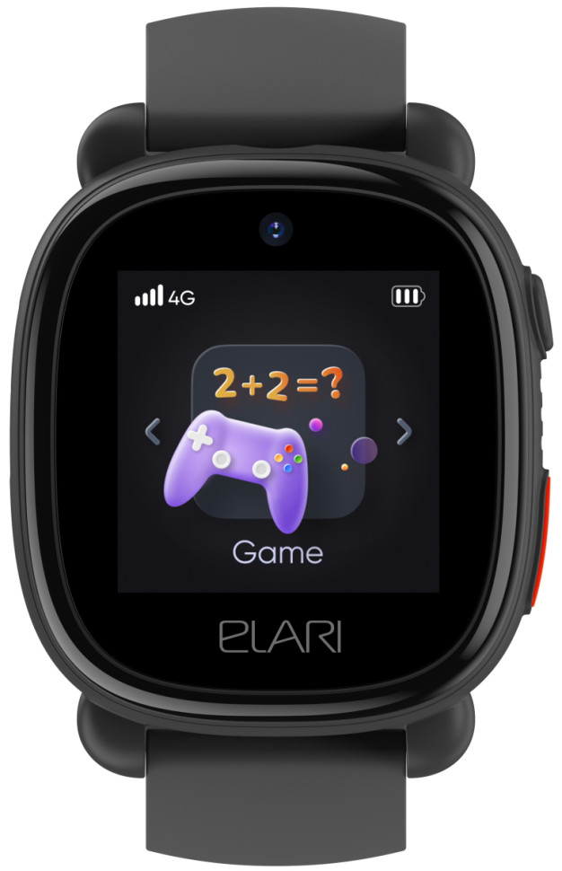 Детские умные часы Elari KidPhone 4G Lite (черный) Детские умные часы Elari KidPhone 4G Lite (черный)
