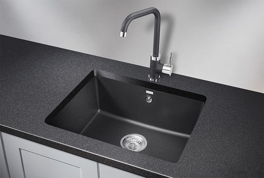 Кухонная мойка Granula GR-5551 (черный) Кухонная мойка Granula GR-5551 (черный)