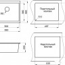 Кухонная мойка Granula GR-5551 (черный) Кухонная мойка Granula GR-5551 (черный)