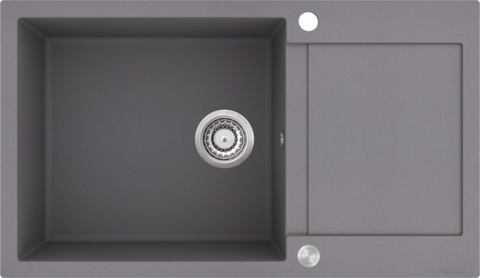 Кухонная мойка AquaSanita Tesa plus SQT 104 202 AW alumetallic