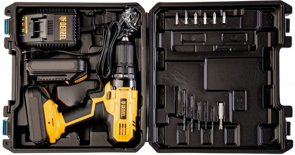 Аккумуляторная дрель-шуруповерт Denzel CDL-IB-18-02 Аккумуляторная дрель-шуруповерт Denzel CDL-IB-18-02